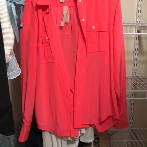 J crew Silk button up blouse